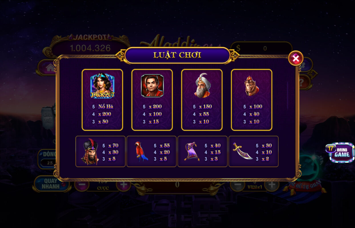 Nổ hũ Aladin Slots Rik88 - Khám Phá Thế Giới Game Hấp Dẫn và Tăng Cơ Hội Trúng Lớn